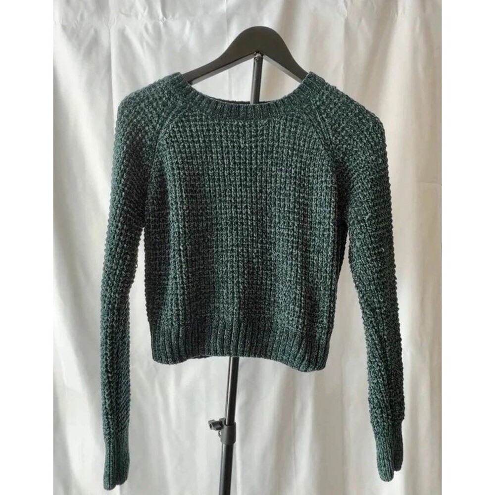 Altar’d State Teal Green Chenille Knit Sweater Size Small